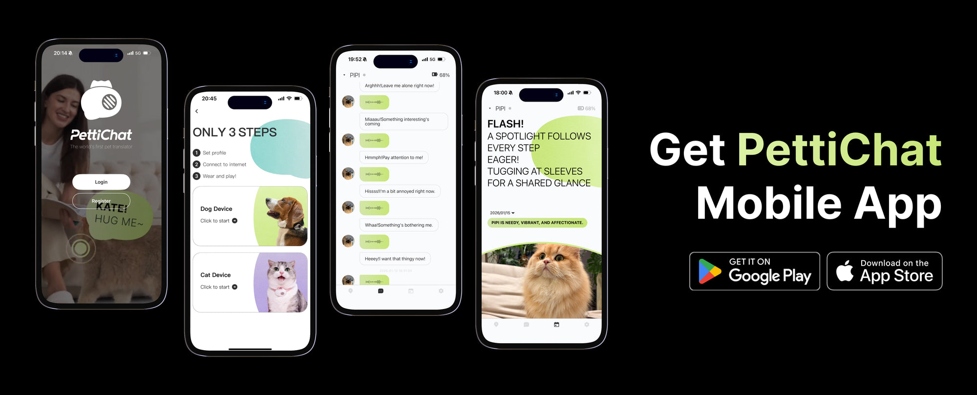 PettiChat app closing visual